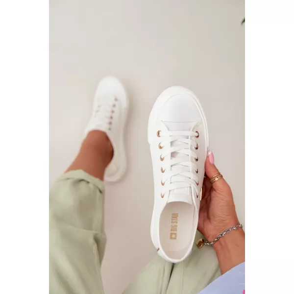  Дамски кецове BIG STAR SHOES TT274003 БЯЛО 