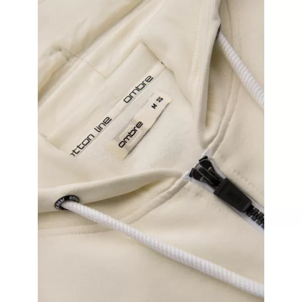  Мъжки суичър OMBRE OM-SSBZ-0272 СМЕТАНА 
