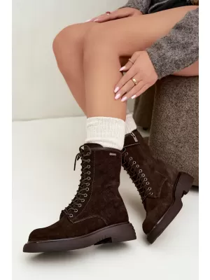 Дамски обувки BIG STAR SHOES UU274612 КАФЯВО/БЕЖОВО