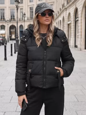 Дамско яке DSTREET TY5747 ЧЕРЕН