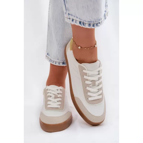  Дамски кецове BIG STAR SHOES TT274310 БЯЛО 