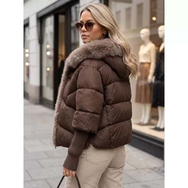  Дамско яке DSTREET TY5989 КАФЯВО 