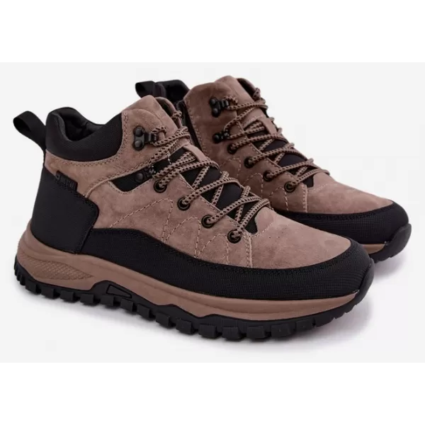  Мъжки зимни боти BIG STAR SHOES UU174247 БЕЖОВО 