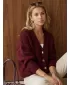 Дамски пуловер DSTREET MY2572 БОРДО