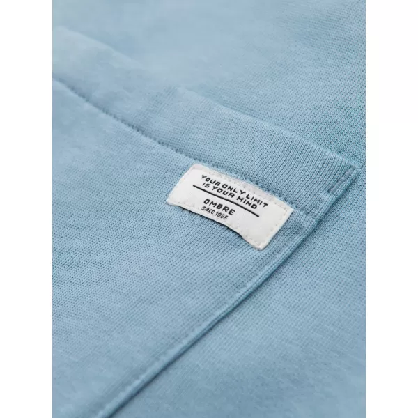  Мъжки спортен панталон OMBRE OM-PABS-0304 СВЕТЛО СИНЬО 