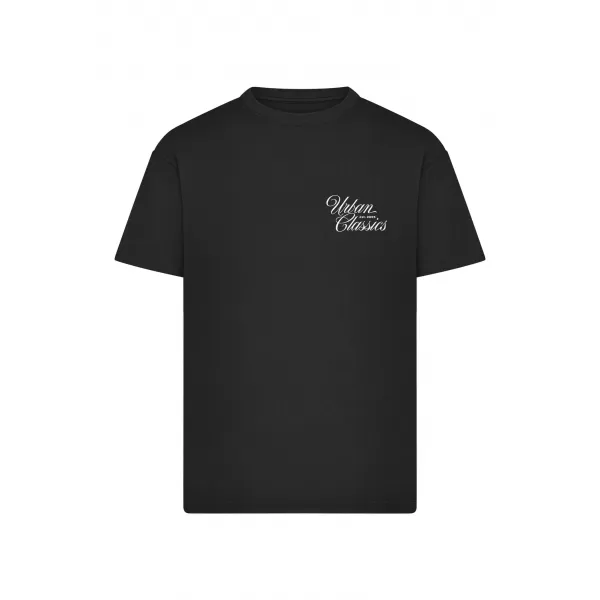  Мъжка тениска URBAN CLASSICS TB8757 ЧЕРЕН 