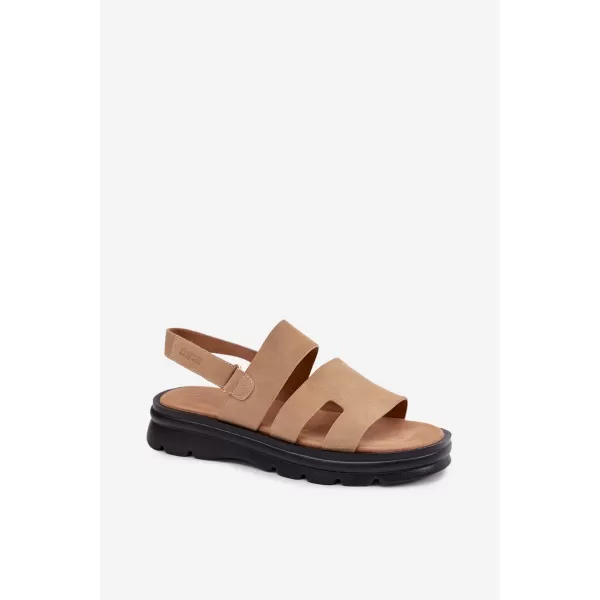  Дамски сандали BIG STAR SHOES TT274482 БЕЖОВО 