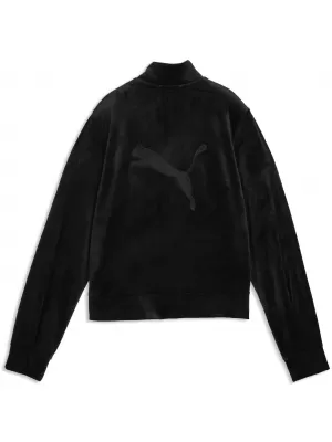 Дамско яке PUMA ESS ELEVATED VELOUR TRACKJACKET 69402101 ПУМА ЧЕРНА