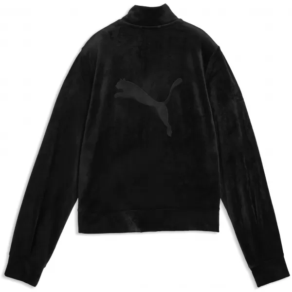  Дамско яке PUMA ESS ELEVATED VELOUR TRACKJACKET 69402101 ПУМА ЧЕРНА 
