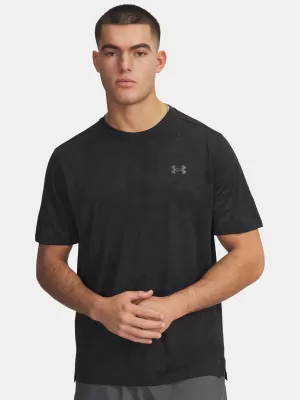 Мъжка тениска UNDER ARMOUR TECH VENT JCQRD SS 1390047-001 ЧЕРЕН