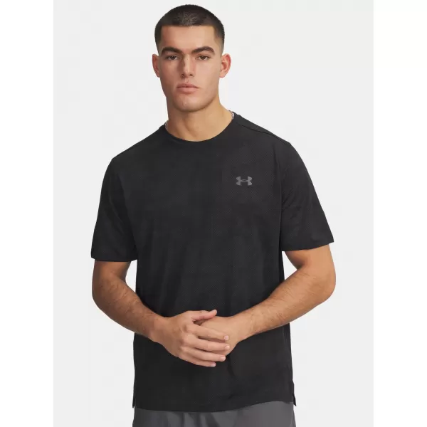  Мъжка тениска UNDER ARMOUR TECH VENT JCQRD SS 1390047-001 ЧЕРЕН 