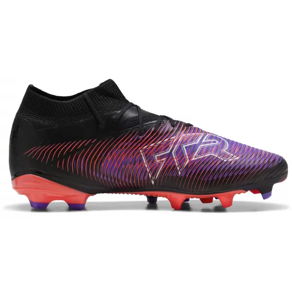  Футболни обувки PUMA FUTURE 8 PRO FG/AG 108139-01 ЧЕРНО/БЯЛО/СВЕТЕЩО ЧЕРВЕНО 