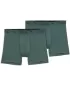 Мъжки боксерки PUMA SPORT MICROFIBER BOXER 2P 93552016 ЗЕЛЕНО