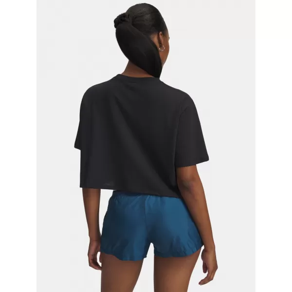  Дамска тениска UNDER ARMOUR W WM CROP SS 6010588-001 ЧЕРЕН 