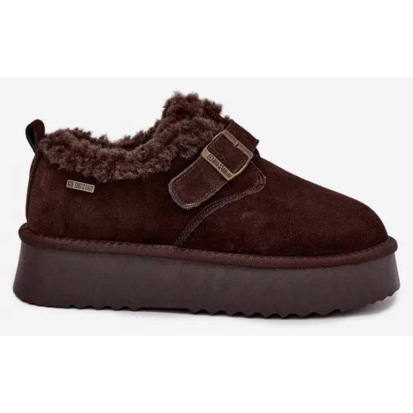  Дамски снежни човеци BIG STAR SHOES UU274319 КАФЯВО/БЕЖОВО 