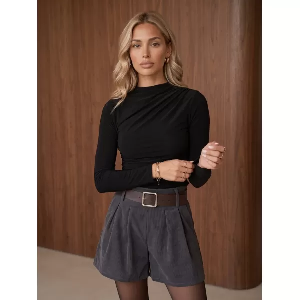  Дамска блуза DSTREET RY2938 ЧЕРЕН 