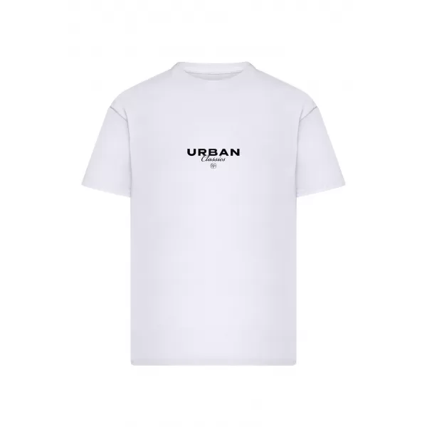  Мъжка тениска URBAN CLASSICS TB8665 БЯЛО 