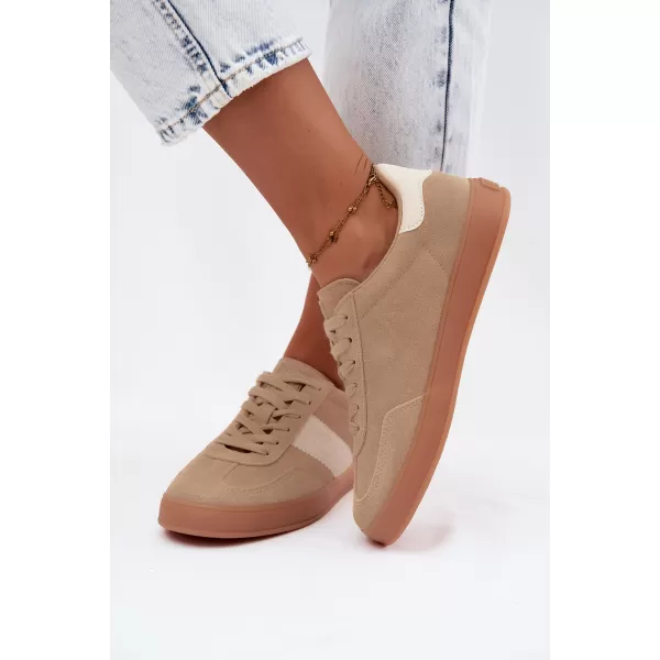  Дамски кецове BIG STAR SHOES UU274009 БЕЖОВО 