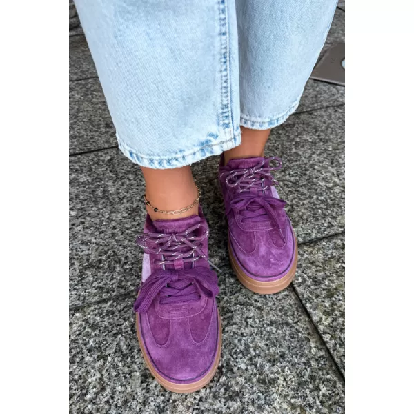  Дамски кецове BIG STAR SHOES UU274772 ЛИЛАВИ СЕНКИ 