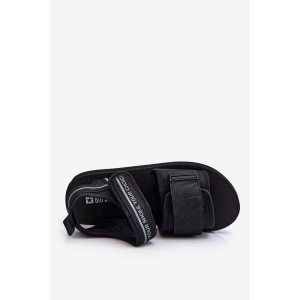  Дамски сандали BIG STAR SHOES LL274784 ЧЕРЕН 