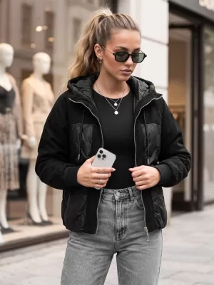 Дамско яке DSTREET TY6093 ЧЕРЕН