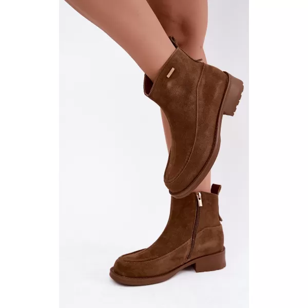  Дамски обувки BIG STAR SHOES UU274601 КАФЯВИ/БЕЖОВИ СЕНКИ 