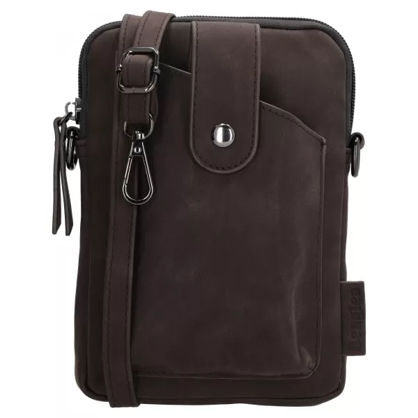  Дамска чанта BEAGLES Lourenza 24998 Dark brown ТЪМНО КАФЯВО 