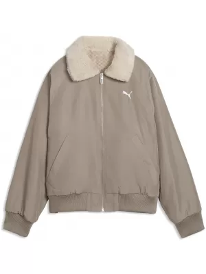 Дамско яке PUMA REVERSIBLE BLOUSON HIGH LOFT LINING JACK 69456681 МИШО СИВО