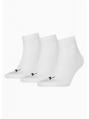 Чорапи PUMA UNISEX QUARTER PLAIN 3P 93858909 БЯЛО