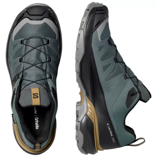  Мъжки обувки SALOMON X ULTRA 360 GORE-TEX L49101700 ГРАДСКИ ШИК/ЧЕРНО/БРИЛЯНТНА МАСЛИНА 