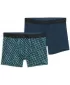 Мъжки боксерки PUMA MEN GRAPHICAL PRINT BOXERS 2P 94780403 ЗЕЛЕНО КОМБО