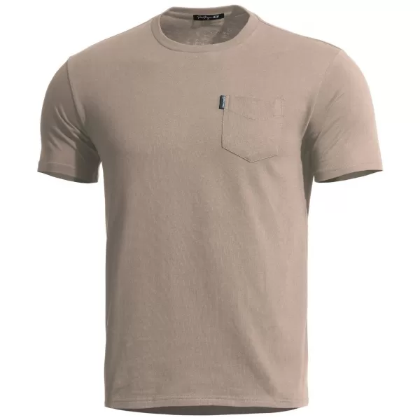  Мъжка тениска PENTAGON AGERON WITH POCKET K09012-PO-04 КАКИ 