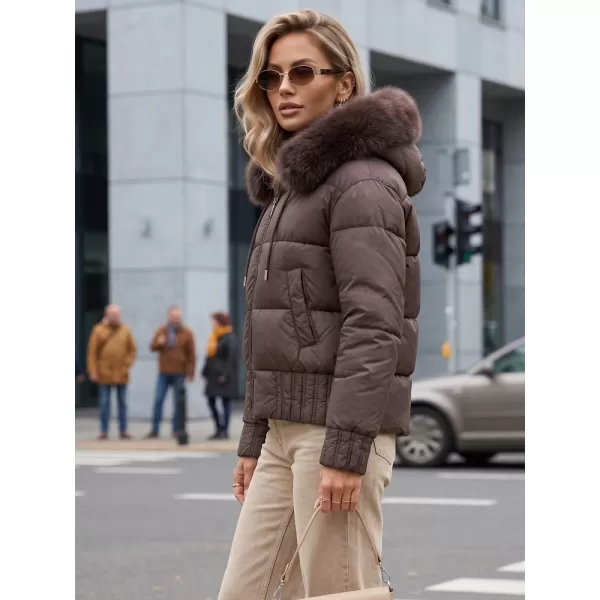  Дамско яке DSTREET TY5831 КАФЯВО 