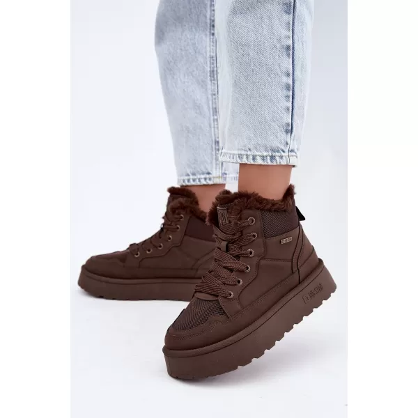  Дамски обувки BIG STAR SHOES UU274168 КАФЯВИ/БЕЖОВИ СЕНКИ 