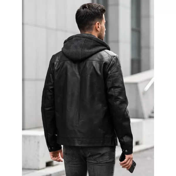  Мъжко яке DSTREET TX5149 ЧЕРЕН 