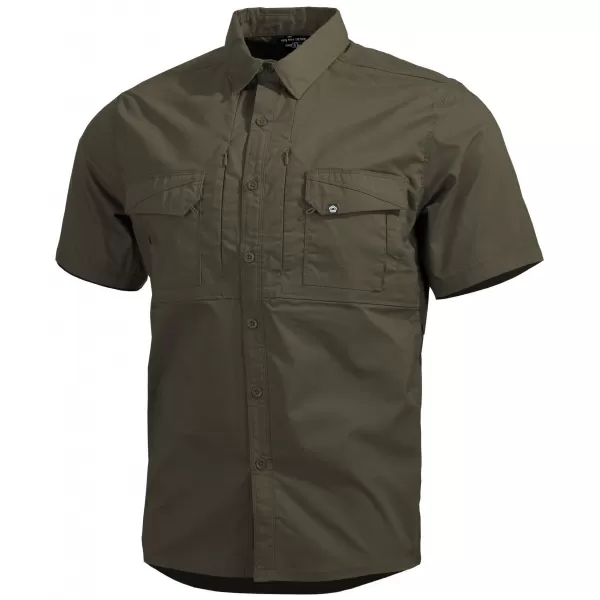  Мъжка риза PENTAGON PLATO SHIRT SHORT K02019-SH РЕЙНДЖЪРСКО ЗЕЛЕНО 