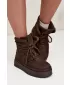 Дамски обувки BIG STAR SHOES UU274191 КАФЯВО/БЕЖОВО