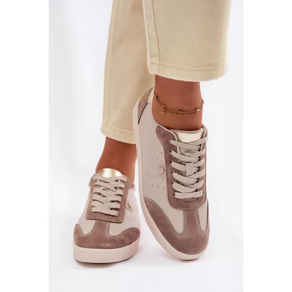  Дамски кецове S.BARSKI LR61-7091 БЕЖОВО 