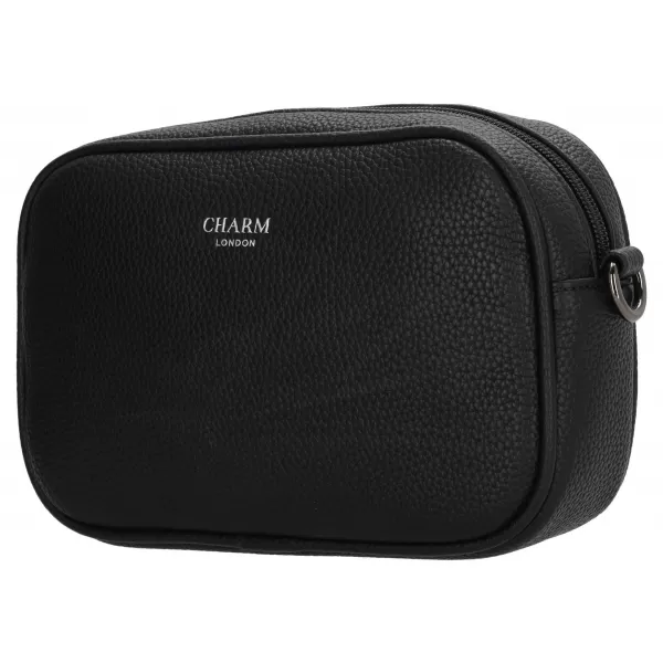  Чанта през рамо CHARM LONDON Mulberry street W01597 Black ЧЕРЕН 