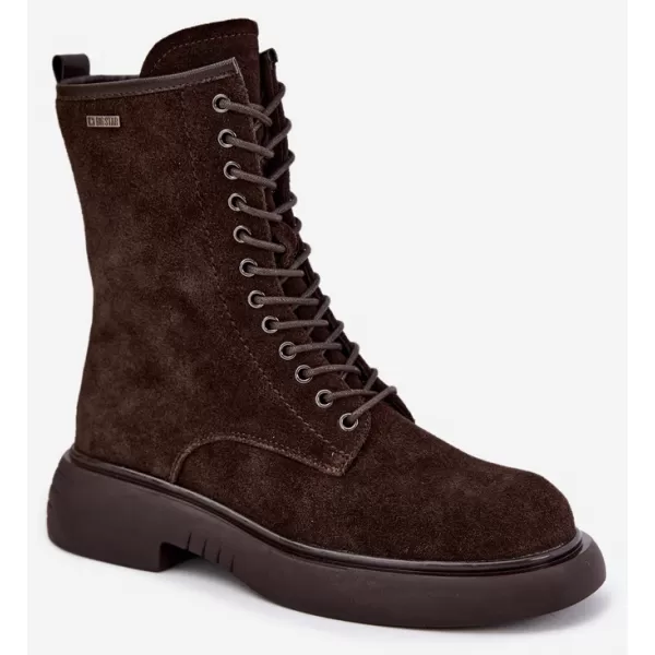  Дамски обувки BIG STAR SHOES UU274612 КАФЯВО/БЕЖОВО 