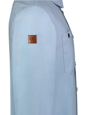 Мъжка фланелена риза NORDBLANC HAZE NBSSM8370 СИНЬО