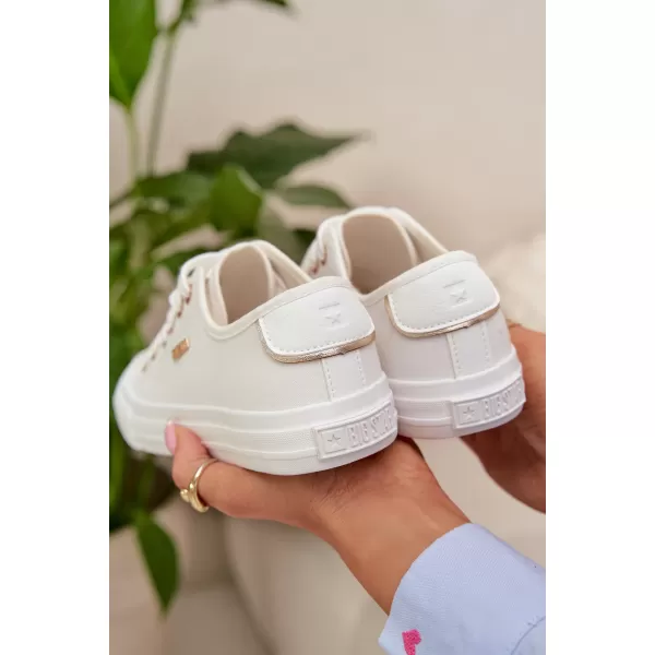  Дамски кецове BIG STAR SHOES TT274003 БЯЛО 