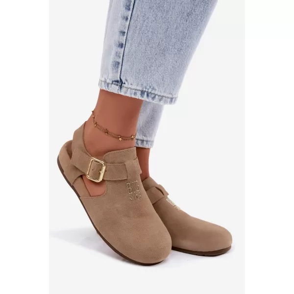  Дамски сандали BIG STAR SHOES TT274542 БЕЖОВО 