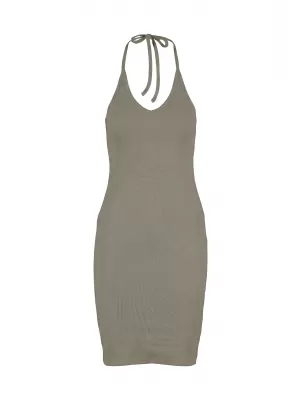Рокля URBAN CLASSICS TB7547-18328 БЛЕДА МАСЛИНА