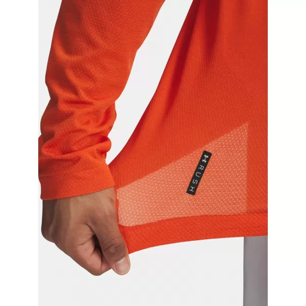  Мъжка тениска UNDER ARMOUR VANISH ELITE SEAMLESS 1/4 ZP 1382798-844 ОРАНЖЕВО 