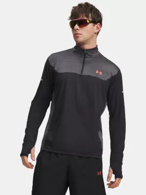 Мъжка тениска UNDER ARMOUR TECH UTILITY 1/4 ZIP 6004963-002 ЧЕРЕН