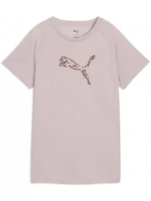 Дамска тениска PUMA ESS SEQUINS TEE 69457649 МЪГЛИВО РОЗОВО