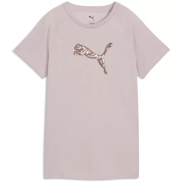  Дамска тениска PUMA ESS SEQUINS TEE 69457649 МЪГЛИВО РОЗОВО 