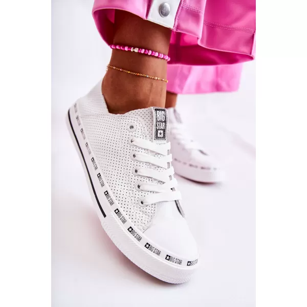  Дамски кецове BIG STAR SHOES FF274024 БЯЛО 