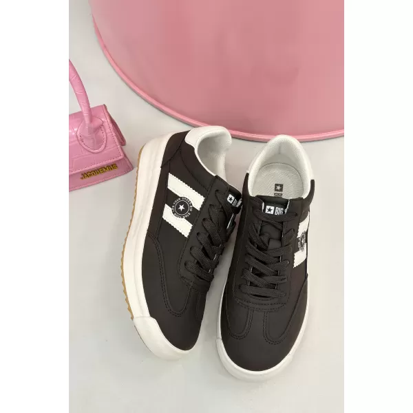  Дамски кецове BIG STAR SHOES UU274024 КАФЯВО/БЕЖОВО 
